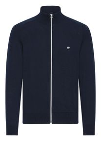 Strickjacke Kronstadt "Strickjacke KSEmil", Herren, Gr. XL, blau (sky captain), Obermaterial: 100% Baumwolle CO., Strickjacken Strickjacke