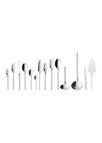 Villeroy & Boch Besteck-Set VILLEROY & BOCH "Lunch Tafelbesteck NewWave 113er Set silber", silber, Essbesteck-Sets, Besteck-Set