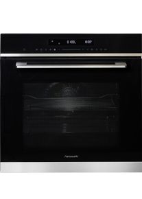 Hanseatic Backofen mit Mikrowelle "7NF30T0-E111E", silber (schwarz), B:59,5cm H:59,5cm T:56,5cm, Back&ouml;fen, inkl. 3 Jahre Herstellergarantie, Backofen mit Mikrowelle