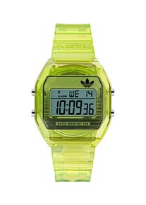 Digitaluhr adidas originals "DIGITAL TWO CRYSTAL", transparent (hellgr&uuml;n (transparent)), Armbanduhren, Damen, Digitaluhr, Quarzuhr, Armbanduhr, Herrenuhr, Damenuhr, Resinarmband