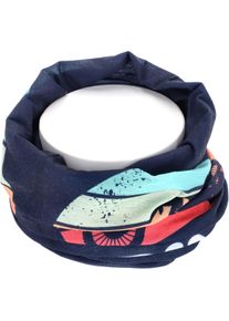 Acerbis Neckwarmer, multifunctional headwear , color: Dark Blue/Light Blue/Red/Orange , size: One Size