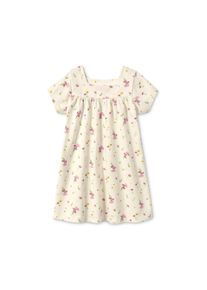 Tchibo - Jerseykleid aus Bio-Baumwolle - Baby - Gr. 86/92 - wei&szlig;/gebl&uuml;mt