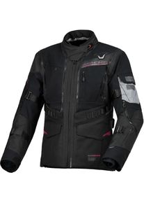 Macna Flexodus, textile jacket waterproof women , color: Black/Pink , size: XS