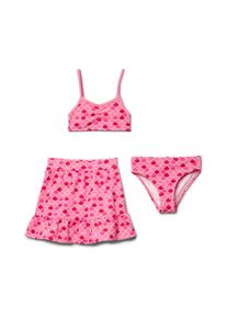 Tchibo - Bikini ze sp&oacute;dniczką - kobieta - rozmiar 122/128 - kolor: r&oacute;żowy/z nadrukiem
