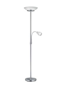 LED-Deckenfluter Nickelfarben max. 18 Watt