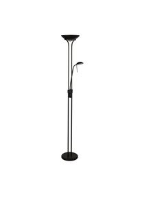 LED-Deckenfluter Schwarz max. 15 Watt