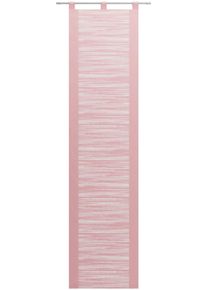 Neutex for you! Schiebegardine NEUTEX FOR YOU "Padova" Gr. 4, rosa (altrosa), B:57cm H:245cm, Scherli, Polyester, Gardinen, Schiebegardine, inkl. Beschwerungsstange, Halbtransparent, Fransen-Effekt, modern