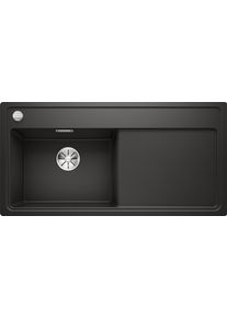 K&uuml;chensp&uuml;le Blanco "ZENAR XL 6 S-F", schwarz, B:98,75cm H:19cm T:49,75cm, Verbundwerkstoff, K&uuml;chensp&uuml;len, K&uuml;chensp&uuml;le, Mit Ablauffernbedienung