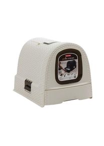curver Cat litter box - cream/brown