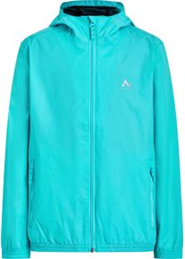 Regenjacke McKINLEY "KI.-REGENJACKE KEREOL III J", Kinder, Gr. 164, turquoise, Obermaterial: 100% Polyamid, Jacken Regenjacke, sportlicher Stil, mit AQUAMAX-Technologie, verschwei&szlig;te N&auml;hte
