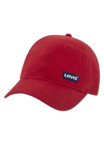 Baseball Cap LEVI'S KIDS "RICHMOND BATWING CURVE BRIM", Jungen, Gr. - (110/164), rot (pompeian rot), Baumwolle, Caps Baseball Cap, UNISEX