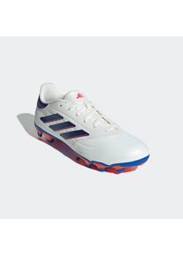 Fu&szlig;ballschuh adidas Performance "COPA PURE 2 LEAGUE MG", Gr. 43, wei&szlig; (cloud wei&szlig;, lucid blau, solar rot), Leder, Synthetik, Schuhe Fu&szlig;ballschuh, f&uuml;r Rasen- und Kunstrasenpl&auml;tze