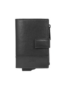 JOOP! Geldb&ouml;rse JOOP "Geldb&ouml;rse Manciano C-Four E-Cage sv8", Herren, schwarz, Obermaterial: 100% Rindsleder Leather cow., Kleinlederwaren Geldb&ouml;rse