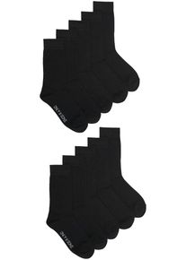 Only & Sons Freizeitsocken ONLY & SONS "ONSFINCH BASIC SOCK 10-PACK NOOS", Herren, Gr. 43-46, schwarz pack:10 schwarz, Baumwollmischung, unifarben, Socken Freizeitsocken, Baumwollmischung, Einheitsgr&ouml;&szlig;e