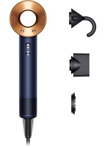 Haartrockner Dyson "Dyson Supersonic&trade; Strait+Wavy Nachtblau/Kupfer", nachtblau, kupfer, HaartrocknerB:28,8cm H:7,7cm T:9,8cm, Haartrockner, Schnelles Trocknen ohne extreme Hitze, B:28,8cm H:7,7cm T:9,8cm