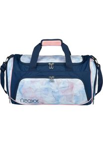 Sporttasche neoxx "Move", M&auml;dchen, Gr. B/H/T: 43cm x 26cm x 24cm, blau (dreaming of pastel), Polyester, Taschen Sporttasche, teilweise aus recyceltem Material