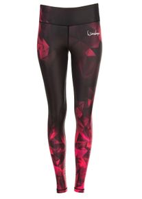 Leggings WINSHAPE "AEL102-Brilliant", Damen, Gr. XS, Normalgr&ouml;&szlig;en, rot (rubin), 80% Polyester, 20% Elasthan, Hosen Leggings, mit leichtem Kompressionseffekt