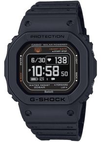Smartwatch Casio G-SHOCK "DW-H5600", schwarz (schwarz, orange, schwarz), Smartwatches, Herren, Smartwatch, Solaruhr, Armbanduhr, Herrenuhr, Stoppfunktion,Herzfrequenzmesser