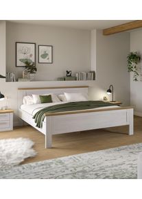 Bettgestell Home Affaire "COSENZA, Breite 189cm, im Landhausstil", sibiu l&auml;rche nachbildung, artisan eiche nachbildung, sibiu l&auml;rche nachbildung, artisan eiche nachbildung, sibiu l&auml;rche nachbildung, artisan eiche nachbildung, B:189cm H:90cm L:209cm, Betten, Bettgestell, Bett, Kastenbett, Schlafzimmer, Schlafen