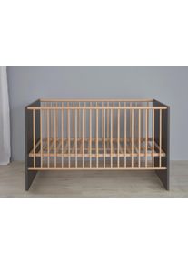 Umbauseiten TRENDTEAM "Mats", grau, B:140cm H:27cm T:2cm, Holzwerkstoff, Umbauseiten, Umbauseiten, passend zu Babybett Mats