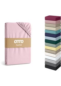 Spannbettlaken OTTO HOME "Physalis Topper COMFORT", rosa, B:90cm L:200cm, Jersey-Elasthan, Obermaterial: 96% Baumwolle, 4% Elasthan, Bettlaken, Spannbettlaken, bis 10 cm H&ouml;he, Bettlaken, Laken, in Comfort & Premium Qualit&auml;t