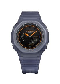 Chronograph Casio G-SHOCK, blau (blau, orange, schwarz), Armbanduhren, Damen, Chronograph, Quarzuhr, Armbanduhr, Herrenuhr, analog, digital