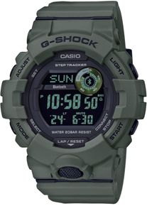 Smartwatch Casio G-SHOCK "GBD-800", gr&uuml;n (olivgr&uuml;n, schwarz, dunkelgr&uuml;n), Smartwatches, Herren, Smartwatch, Quarzuhr,Armbanduhr,Herrenuhr,Schrittz&auml;hler,bis 20bar wasserd.digital