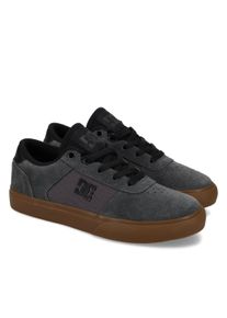 Sneaker DC Shoes "Teknic", Jungen, Gr. 7(39), grau (grau, gum), Obermaterial: LEDER (KUH) / FUTTER: TEXTIL / AUSSENSOHLE: GUMMI., Schuhe Sneaker