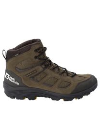 Wanderschuh Jack Wolfskin "VOJO 3 TEXAPORE MID M", Herren, Gr. UK 7 - EU 40,5, Normalschaft, gr&uuml;n (khaki, phantom), Main Material Second Material 100% Polyamide Lining Sole 100% Rubber/ EVA, Schuhe Wanderschuh