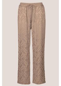 Madeleine Mode Stoffhose MADELEINE "Hose Schlupfhose mit langem Bein, Viskose", Damen, Gr. 17, N + K Gr, beige (caramel), Obermaterial: 100% Viskose CV., Modern, normal, Hosen Stoffhose