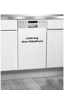 Hanseatic teilintegrierbarer Geschirrsp&uuml;ler "HGTI4582C10J7710DS", Energieeffizienz: C, silber (edelstahlfarben), B:44,8cm H:81,5cm T:57cm, Geschirrsp&uuml;ler, inkl. 3 Jahre Herstellergarantie, teilintegrierbarer Geschirrsp&uuml;ler