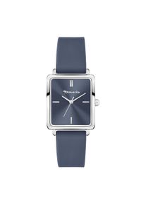 Quarzuhr Tamaris "Signature Square Silicon", navy, Armbanduhren, Damen, Quarzuhr, Armbanduhr, Damenuhr, Silikonarmband, analog