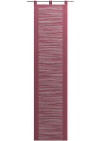 Neutex for you! Schiebegardine NEUTEX FOR YOU "Padova" Gr. 3, lila (beere), B:57cm H:225cm, Scherli, Polyester, Gardinen, Schiebegardine, inkl. Beschwerungsstange, Halbtransparent, Fransen-Effekt, modern