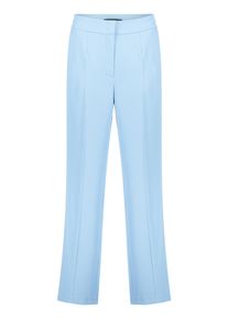 Stoffhose Betty Barclay "Stoffhose unifarben", Damen, Gr. 48, EURO, powder blau, Obermaterial: 96% Polyester PES. 4% Elasthan EL., Hosen Stoffhose
