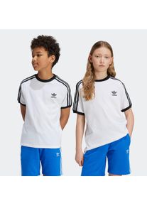 T-Shirt adidas originals "3 STRIPE TEE", Jungen, Gr. 140, wei&szlig;, Obermaterial: 100% Baumwolle, Rundhals, Shirts T-Shirt, sportlicher Stil, mit kurzen &Auml;rmeln, f&uuml;r Kinder, aus Baumwolle