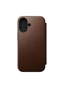 Nomad Modern Leather Folio - Brown - iPhone 16