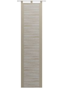 Neutex for you! Schiebegardine NEUTEX FOR YOU "Padova" Gr. 2, grau, B:57cm H:175cm, Scherli, Polyester, Gardinen, Schiebegardine, inkl. Beschwerungsstange, Halbtransparent, Fransen-Effekt, modern