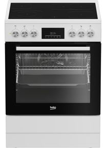Beko Elektro-Standherd "FBM67320WS", Energieeffizienz: A, schwarz-wei&szlig; (wei&szlig;), Herdsets, SteamShine &ndash; Die Dampfreinigung des Backofens, Elektro-Standherd
