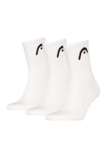 Kurzsocken Head "Head ALL SPORTS TRAINING SHORT CREW", Damen, Gr. 43-46, wei&szlig;, Baumwollmischung, normal, Socken Kurzsocken, mit gepolsterte Sohle f&uuml;r D&auml;mpfung und zus&auml;tzlichen Komfort