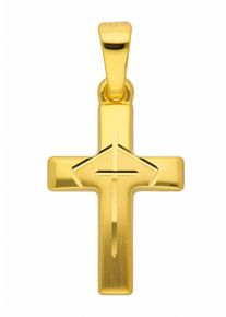 Adelia&acute;s Kettenanh&auml;nger ADELIA&acute;S "333 Gold Kreuz Anh&auml;nger", gold, Schmuckanh&auml;nger, Damen, Gelbgold 333, Kettenanh&auml;nger
