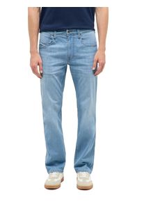 Straight-Jeans Mustang "Herren Style Tramper Straight ULW", Herren, Gr. 36, L&auml;nge 32, 202 hellblau, 84% Baumwolle, 14% Polyester, 2% Elasthan, unifarben, straight fit, Jeans Straight-Jeans