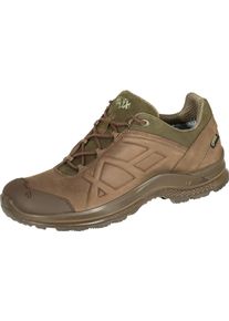 Wanderschuh HAIX "Black Eagle Nature GTX Low", Herren, Gr. 9, gr&uuml;n (olive), Obermaterial: 100% Rindnubukleder CNU., Schuhe Wanderschuh