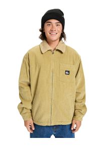 Bomberjacke Quiksilver "Dna Sherpa Harrington", Herren, Gr. L, beige (sponge), Obermaterial: 100% Polyester., Jacken Bomberjacke