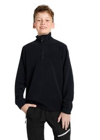 Fleeceshirt CMP "KID FLEECE SWEAT", Jungen, Gr. 164, schwarz, Stoff, Obermaterial: 100% Polyester, unifarben, Shirts Fleeceshirt, f&uuml;r Kinder