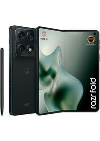 Motorola Smartphone "razr fold", Energieeffizienz: A, pantone schwarzened blau, 512 GB, Mobiltelefone, Smartphone