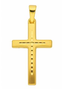 Adelia&acute;s Kettenanh&auml;nger ADELIA&acute;S "333 Gold Kreuz Anh&auml;nger", gold, Schmuckanh&auml;nger, Damen, Gelbgold 333, Kettenanh&auml;nger