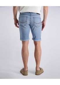 Bermudas Pierre Cardin "Jeans Shorts Sisteron", Herren, Gr. 33, N-Gr, ocean blau used buffies, Web, Obermaterial: 84% Baumwolle, 14% Polyester, 2% Elasthan, unifarben, regular fit kniefrei, Hosen Bermudas, Jeansbermuda mit Stretch