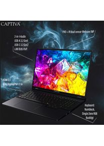 Captiva Gaming-Notebook "Highend Gaming R10-1162GE", ohne farbbezeichnung, B:37,5cm H:12,4cm T:58,8cm, Notebooks, Gaming-Notebook