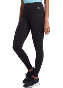 Trainingstights Energetics "Da.-Tight Kelina 1/1 II W", Damen, Gr. XS, N-Gr, schwarz, Single Jersey, Obermaterial: 88% Polyester, 12% Elasthan, unifarben, Hosen Trainingstights