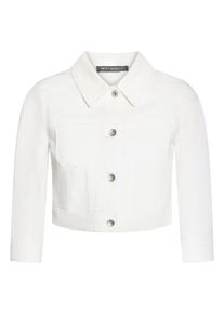 Jeansblazer Betty Barclay "Jeansjacke mit 3/4 Arm", Damen, Gr. 48, rohwei&szlig;, Obermaterial: 71% Baumwolle CO. 26% Polyester PES. 3% Elasthan EL., Blazer Jeansblazer